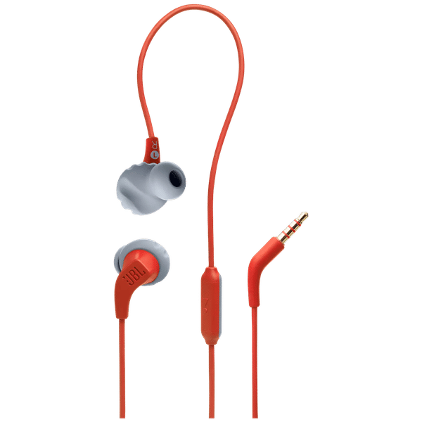 Buy JBL Endurance Run 2 Wired Earphone with Mic In Ear Coral